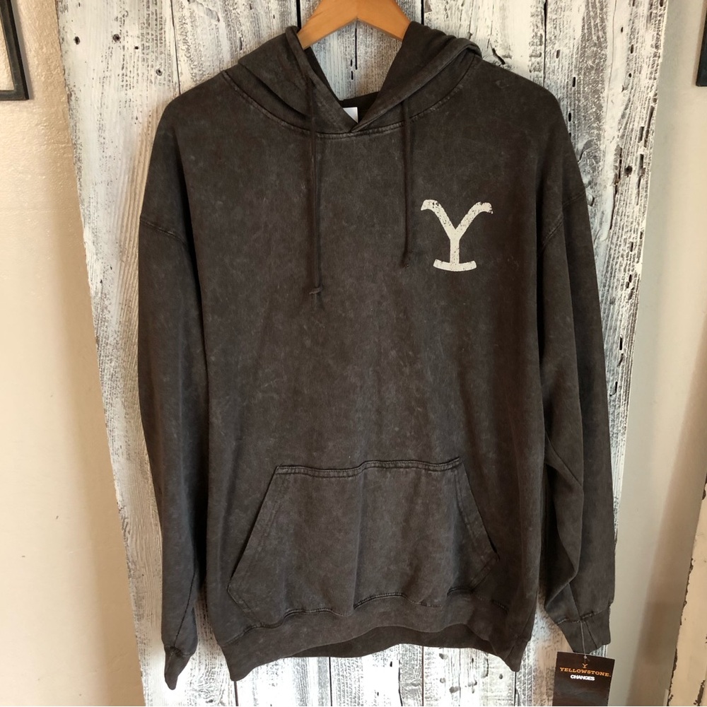 Yellowstone Brown Hoodie Size XL NWT